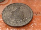 Original 1865 Preston Trades Exhibition Pewter Medal By J. Mooney 44mm — photo 3