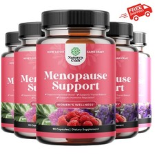 Menopause Supplements for Women, Complete Natural Mild Hot Flashes, Night Sweats