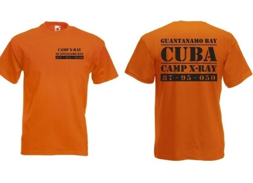 Guantanamo Bay Camp X-Ray Cuba US Army T-Shirt Size 3-5XL Human Rights Castro