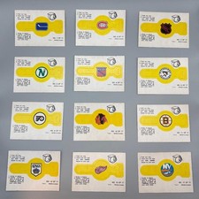 1973/74 OPC Hockey - Team Logo Ring Inserts -  Lot of 12