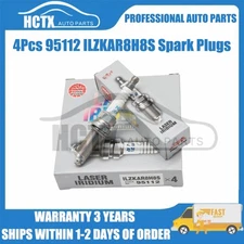 4Pcs Genuine 95112 ILZKAR8H8S Spark Plugs Laser Iridium For Honda Civic 1.5L L4