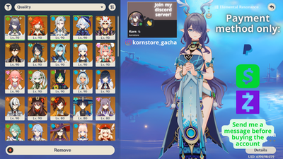 #ad Genshin Impact AR 60 America Lauma Mavuika Furina Varessa Arlecchino $315.00