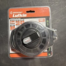 Crescent Lufkin Steel Long Tape Measure 100' x 3/8" Nite Eye High Visibility NEW