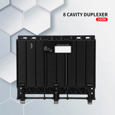 100w UHF 8 Cavity Duplexer N Connector Free Tune Radio Repeater 400m-520mhz