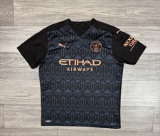 MANCHESTER CITY 2020 2021 AWAY FOOTBALL JERSEY SOCCER SHIRT PUMA SIZE L