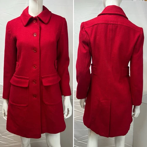 UNDERCOVER Giacca Cappotto Moda International Victoria’s Secret Petite 2 2P Lana Rossa Pea