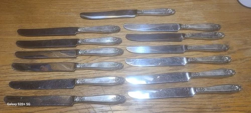 (13) Prelude by International Sterling Silver Handled Knives