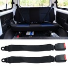 Pair 45cm Universal Car Safety Seat Belt Buckle End Socket Connector Camlock UK