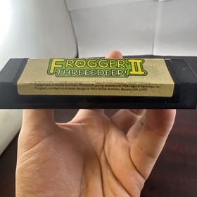 Frogger II 2 : Threeedeep W / MANUAL Colecovision Parker Brothers Cart Coleco#ML