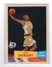 2007-08 Topps Kevin Durant #112 1957-58 Variations Rookie Card RC. rookie card picture