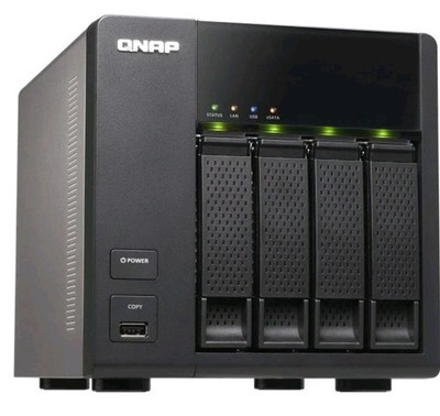 QNAP TS-412 4-Bay NAS DiskStation diskless Leergehäuse Hot-Swap