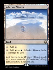 Adarkar Wastes LP Light Play Modern Horizons 3 Commander MTG [12543]