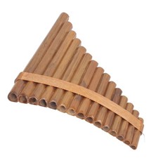 Musical Professional Panpipe Pan Flute 15 Pipes G Key Musical Instrument Pan ~