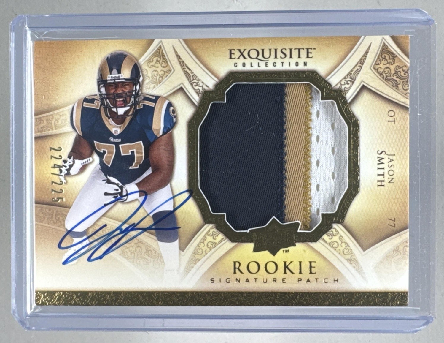 Jason Smith UD Exquisite Collection #176 Autograph Patch