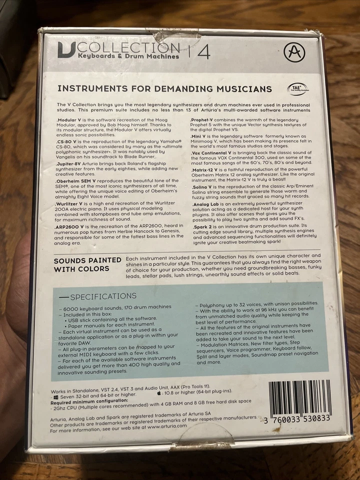 Arturia VCollection Keyboard & Drum Machines - Image 2 of 4