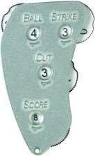 Compteur Manuel Arbitre Baseball Champro En Acier - 4 Cadrans Pour
