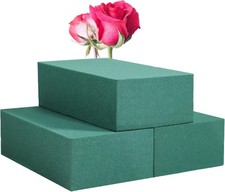 Versatile Floral Foam Blocks - 3 Pack for Easy Flower Crafting  Arrangements