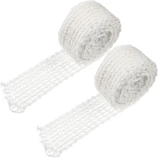2 Pcs Cotton Elastic Meat Netting Roll Ham Sock Sausage Net for Hotel Kitchen