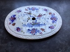 Vintage Oval Meat Fish Ceramic Drainer 34 x 27.5cms Possibly Spode/Ridgeway