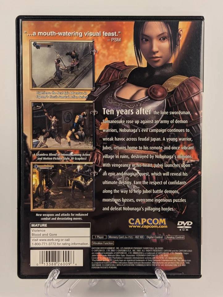 Onimusha 2 Samurai’s Destiny (PlayStation 2) PS2➡️CIB - Tested - Near Mint 📀! - Image 2 of 4