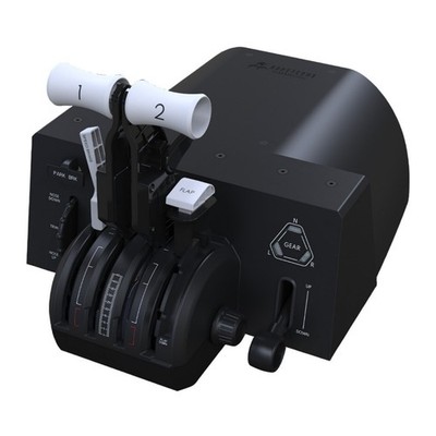 Honeycomb Aeronautical Bravo Throttle Quadrant Lite Black with Parking Brake