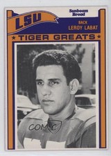 1983 Sunbeam Bread LSU Tiger Greats Leroy Labat #27 0q3