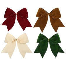 12pcs Christmas Velvet Bows Velvet Bow Christmas Decoration Perfect For Trees