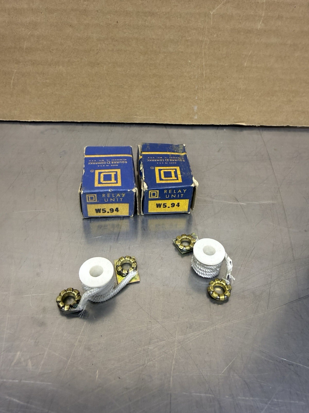 Lot Of 2 Square D W5.94 Thermal Overload Relay Heater Unit New Old Stock