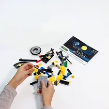 Hot Sale Earth, Moon and Sun Orrery Model Kinetic Sculpture 468 Build Moc