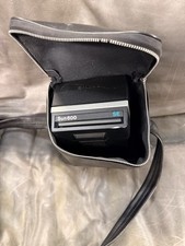 Vintage Polaroid Black Leatherette Camera Carrying Case with Strap Case Only