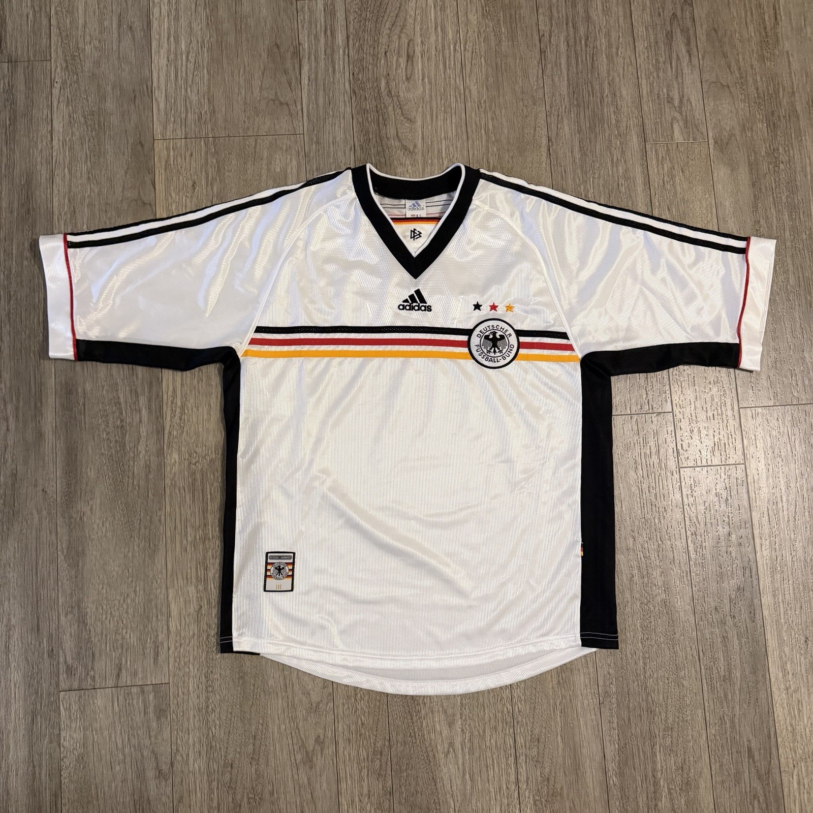 Vintage Adidas Germany Home Football Soccer Jersey Large 1998-99 Men’s Large