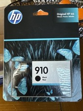 HP 910 Black Ink Cartridge NEW-Genuine Sealed