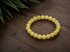Natur Serpentine Armband 8mm Perlen 18cm lang...