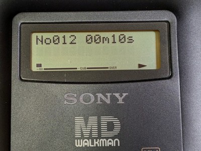 Sony MZ-1 MiniDisc Walkman – First-Generation Model / Collector