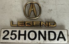 1991-1993 Acura Legend Coupe Optional Accessory Gold Package Emblem Ka8 Rare Oem 1991-1993 Acura Legend Coupe Optional Accessory Gold Package Emblem Ka8 Rare Oem