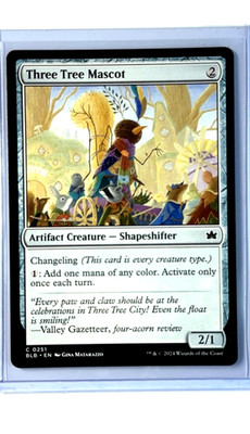 2024 MTG Magic The Gathering BLB Bloomburrow #251 Three Tree Mascot