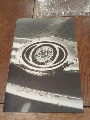 2003 Chrysler Crossfire & Pacifica introductory sales brochure, 7x10.5, fold out
