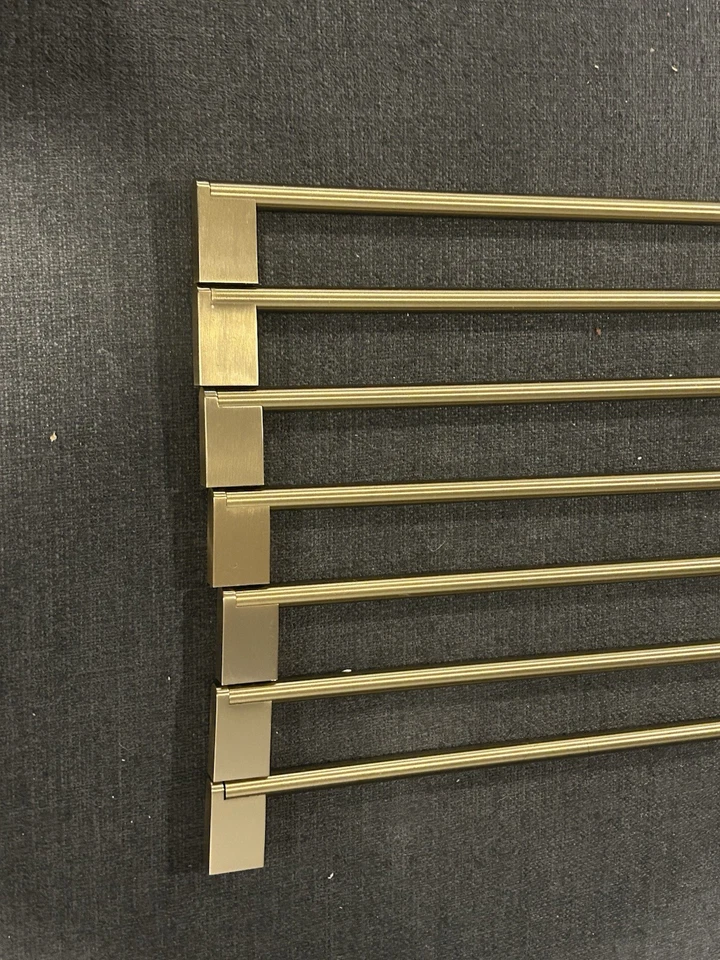 Lot Of 7 Top Knobs M2417 Bar Pulls 18-7/8" Center to Center Handles Honey Bronze - Image 2 of 4