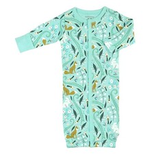 Babysoy Baby Long Sleeve Gown Sleep Sack  Made with Organic Cotton  Azlon f...