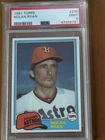 1981 Topps Nolan Ryan PSA 9