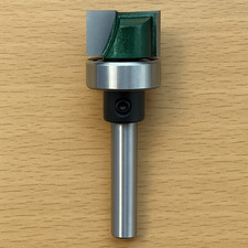 Flush Trim Hinge Mortise Template Router Mills Bit, Gasea 1/4 Shank 3/4 W X 7/16