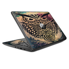 Skins Decal Wrap for HP Chromebook 14-Tribal Abstract Owl
