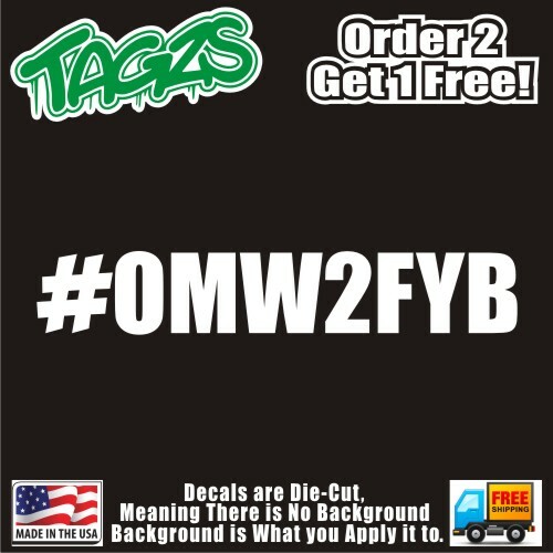 #OMW2FYB Funny DieCut Vinyl Window Decal Sticker Car Truck SUV JDM | eBay