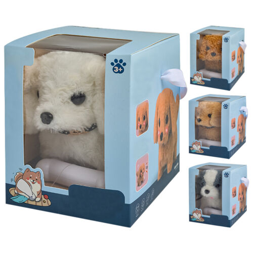 Electronic Robot Dog Walking Barking Tail Wagging Pet Puppy Dog Plush Gifts Kids