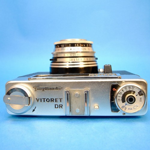 Vintage 1960's Voigtlander Vitoret DR 35mm Rangefinder camera Working, Student - Picture 7 of 9