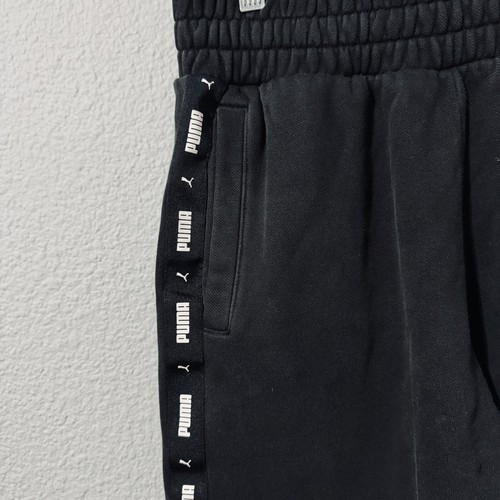 Puma Black Big Boy Athletic Joggers Pants Size S - Picture 11 of 16
