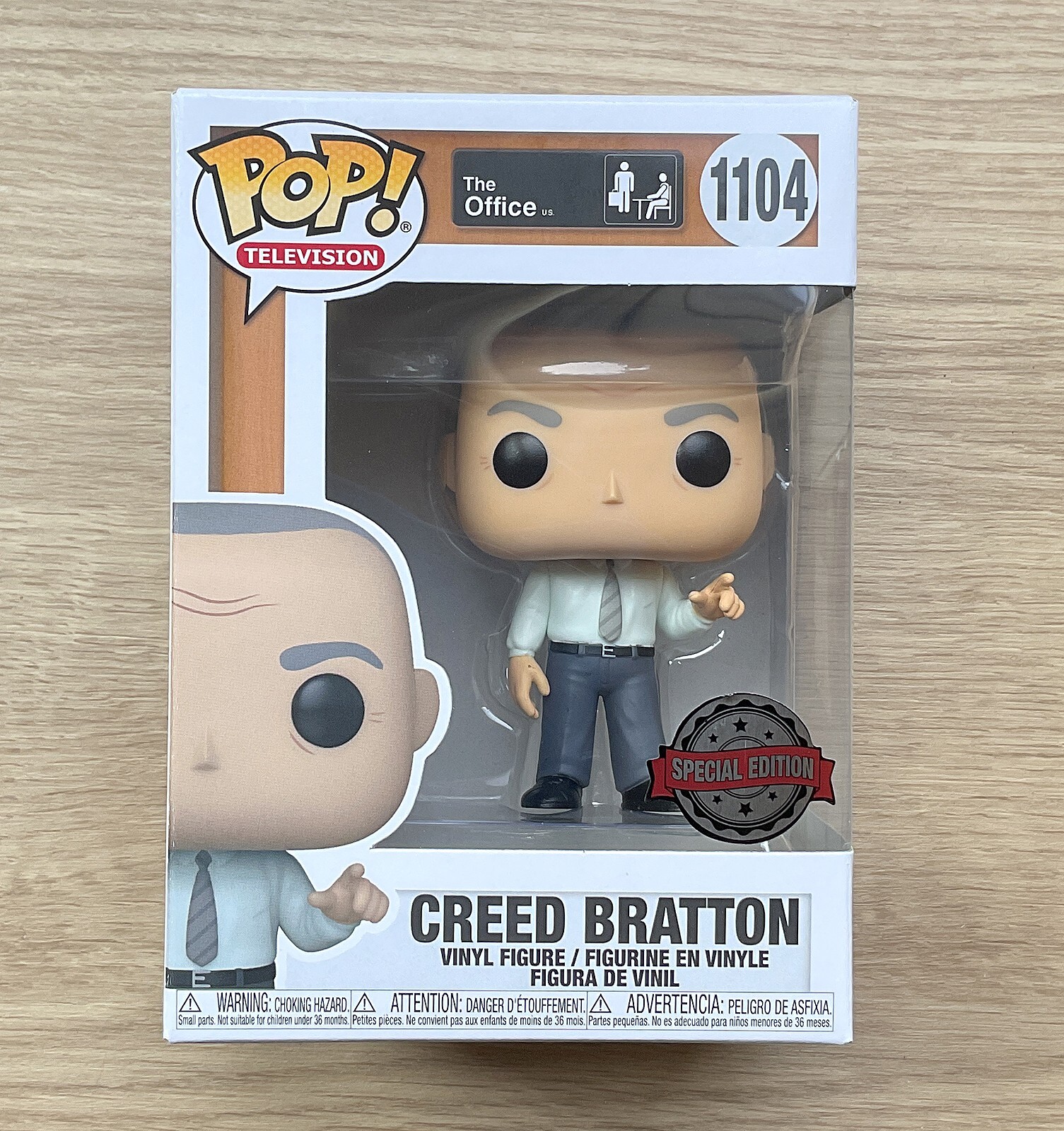 Funko Pop The Office Creed Bratton #1104 + Protector Gratis