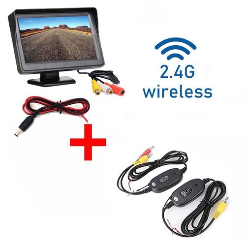 New 2.4GWireless Video Transmitter Receiver Kit for Car Rear View Camera&Monitor - Picture 9 of 35