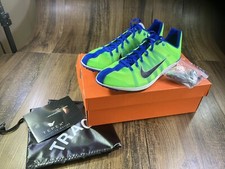 New Nike Zoom Victory XC Track Shoes - Electric Green/Black Trsr Blue, Size 11.5