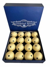 Champion 2-1/4" Billiard Practice Training Pool Cue Ball16 balls box, five color